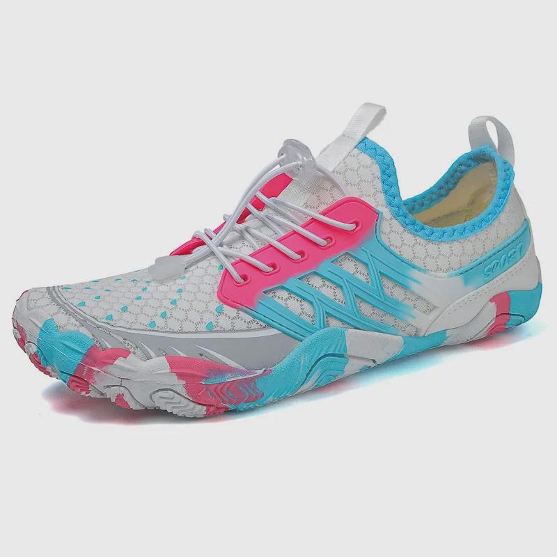 Plaj, Dere, Yüzme ve Salon Sporları için Unisex Hızlı Kuruyan Kaymaz Beş Parmaklı Aqua Ayakkabı.
