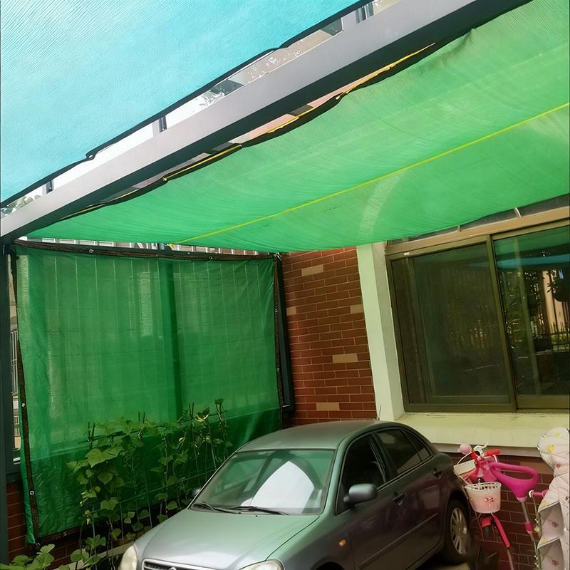 12Pin Green Sunshade Net 90% Shading Rate Garden Buildings Plants Sun Shed Shade Awnings Balcony Gazebo Cover Pet House Camping