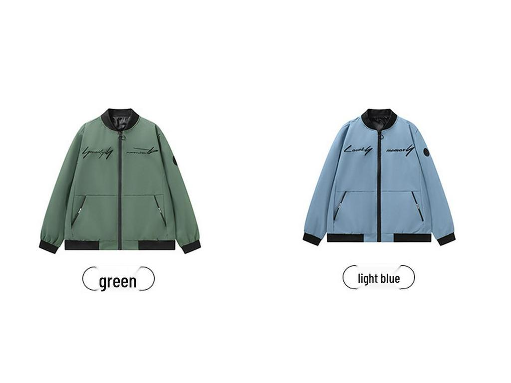 Men's Korean Style Spring/Autumn Trendy Baseball Jacket - New Arrival Sports Casual Thin Jacket