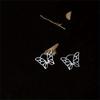 Hollow Butterfly Design Hoop Earrings Jewelry for Women Girls Daily Wear And Ideal Gift For Friends And Girlfriend