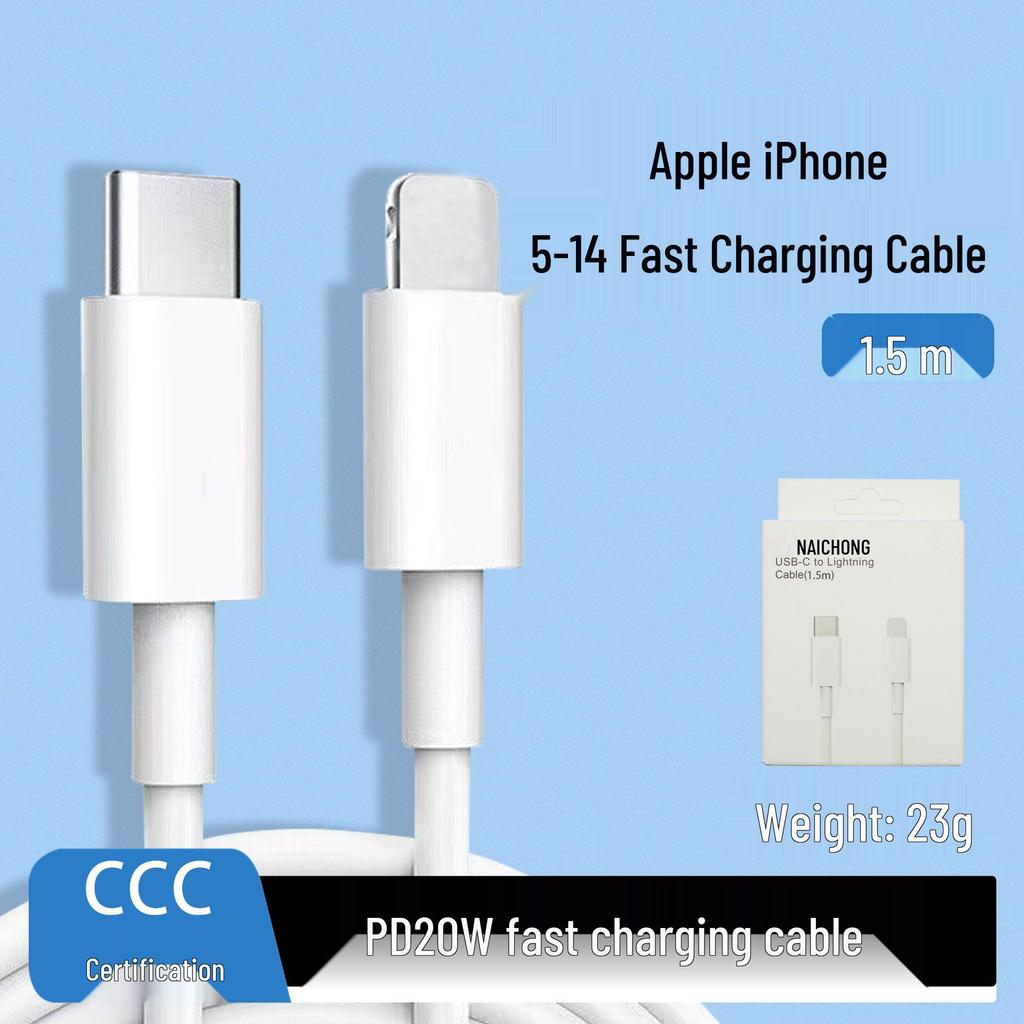3C Certified Dual-Port PD20W Fast Charger for Apple 15 Mobile Phones