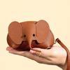 PU Leather Baby Elephant Coin Purse Women's Bag Pendant Creative Card Holder Storage Lipstick Envelope Zipper Money Bag