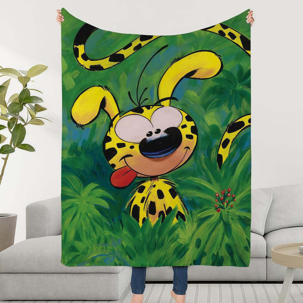 Lustige Niedliche M-Marsupilami Cartoon Decke Weich Warm Flauschige Überwurf Super Kinderspielzeug Bett Sofa Auto Kinderbett