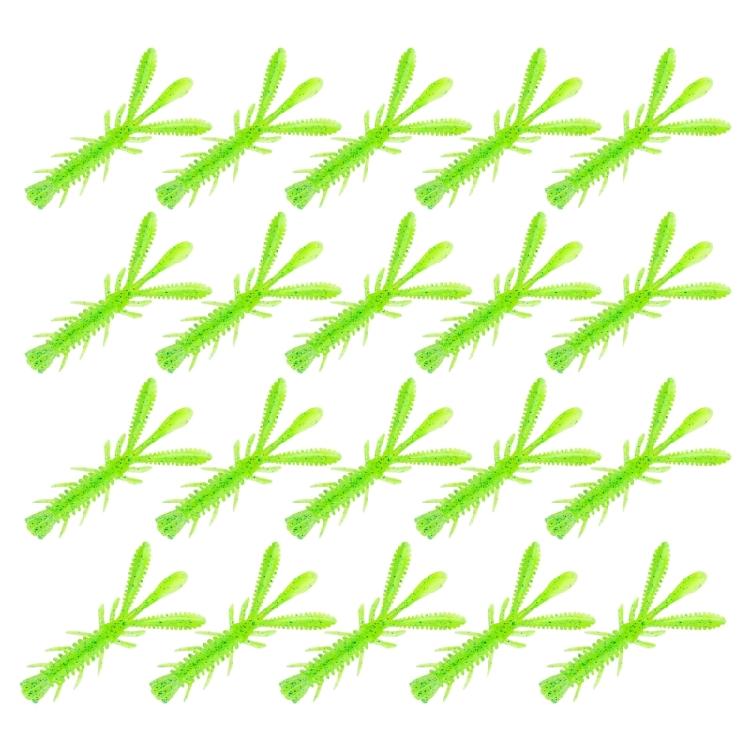 20PCS Soft Fishing Crawfish Lure Lobsters Baits Artificial Fishing Lures Baits Swimbait Soft Plastic Lures Easy to Use