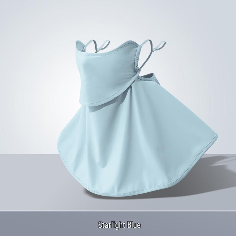 Blush Eye Corner 3D Sunscreen Mask: Breathable, UV-Protective Nylon Ice Silk for Summer Women