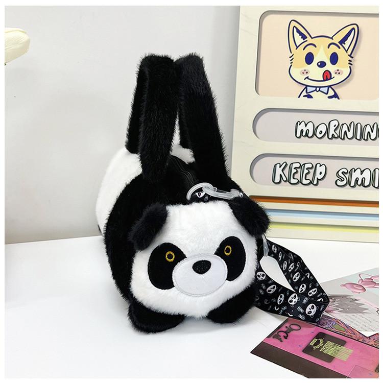 Pig Cute Capybara Panda Cartoon Plush Children Bag For School Outings And