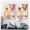 Retro Cooking Bon Appetit Quotes Posters Paris Croissants Pizza Prints Canvas Painting Kitchen Shop Wall Art Pictures Room Decor