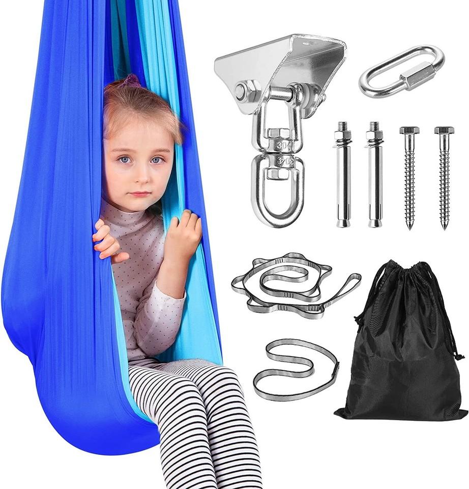 Therapy Swing Hammock Double Swing Cloth Kids Gifts for Autism