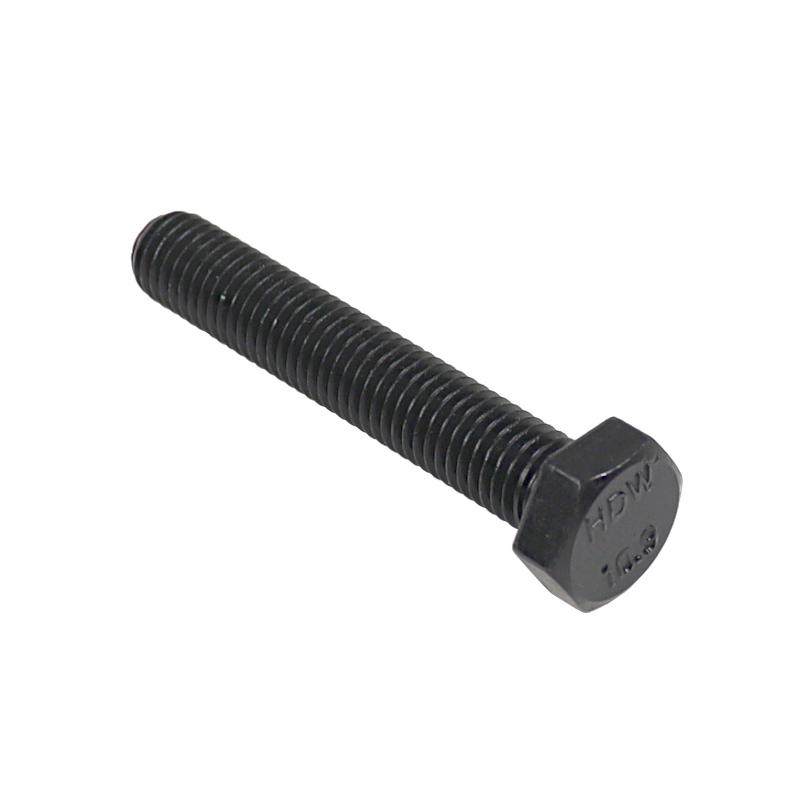 Hexagonal Head Bolt, Full Thread, M12x70, Class 10.9, DIN933, Raw