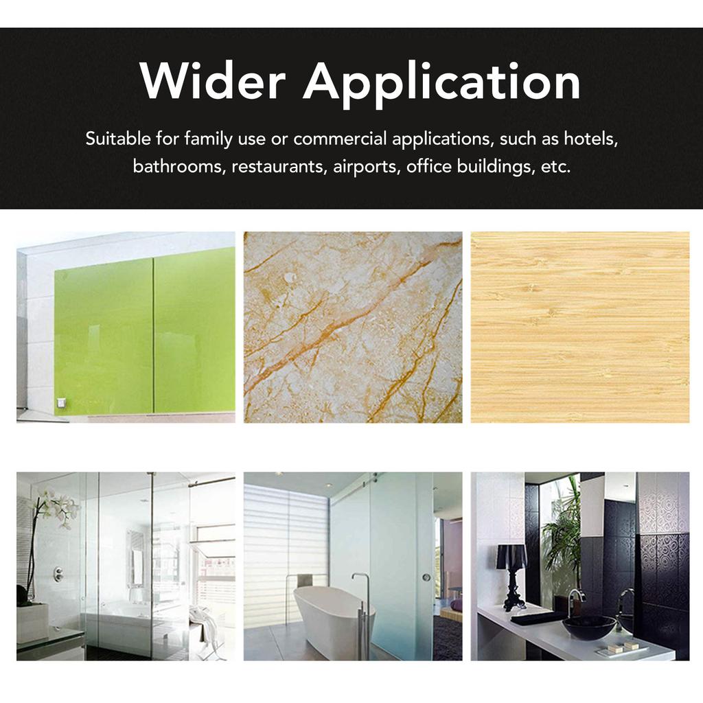 Jumbo Tissue Dispenser Single Roll Tissue Dispenser Jumbo Tissue Dispenser Toilet Paper Roller for Hotel Bar Transparent Black