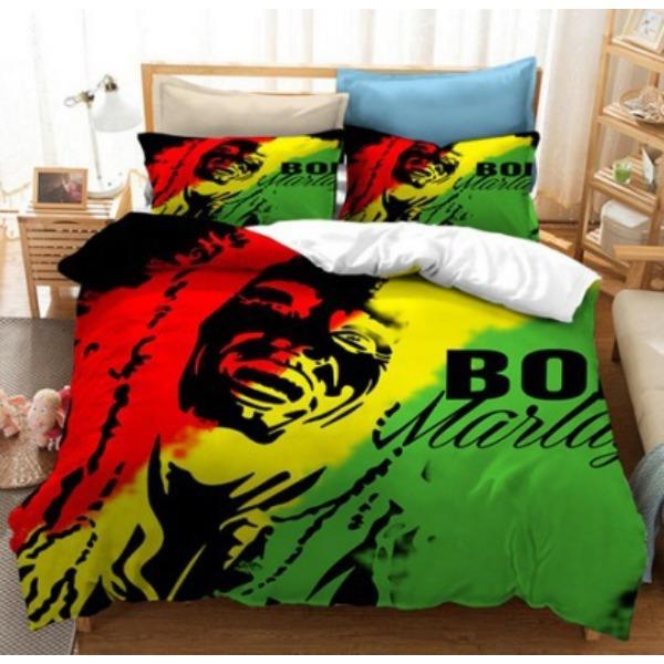 Bedding Kit, Male Star Series Size Three-Piece Quilt Cover