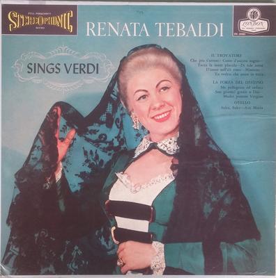 LP Schallplatte RENATA TEBALDI - Renata Tebaldi singt Verdi OS25082 London Records 1959 UK Klassik Gebraucht