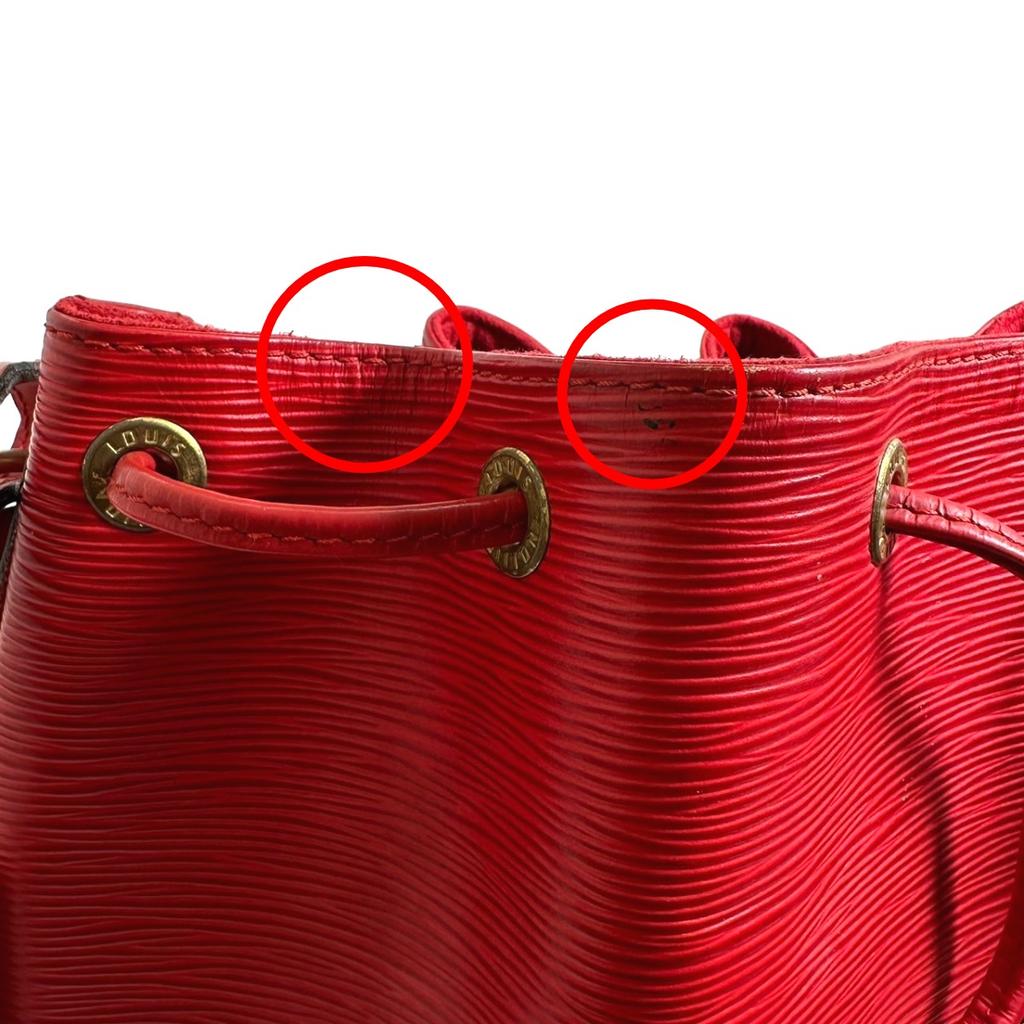 Louis Vuitton Borsa a tracolla tipo coulisse Epi Pelle Epi Rosso Castaliano M44107 Usata