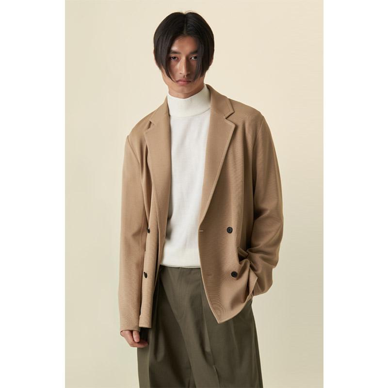 Iolo Double Jersey Jacket_Beige