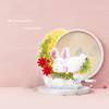 Lovely Cartoon Micro Diamond Block Moon Rabbit Building Bricks Fairy Maiden Assemble Nanobricks Educational Toys For Kids Gifts