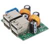 4 USB Port Power Converter Board Buck Power Supply Conversion Module DC 12V 24V 40V To 5V 5A