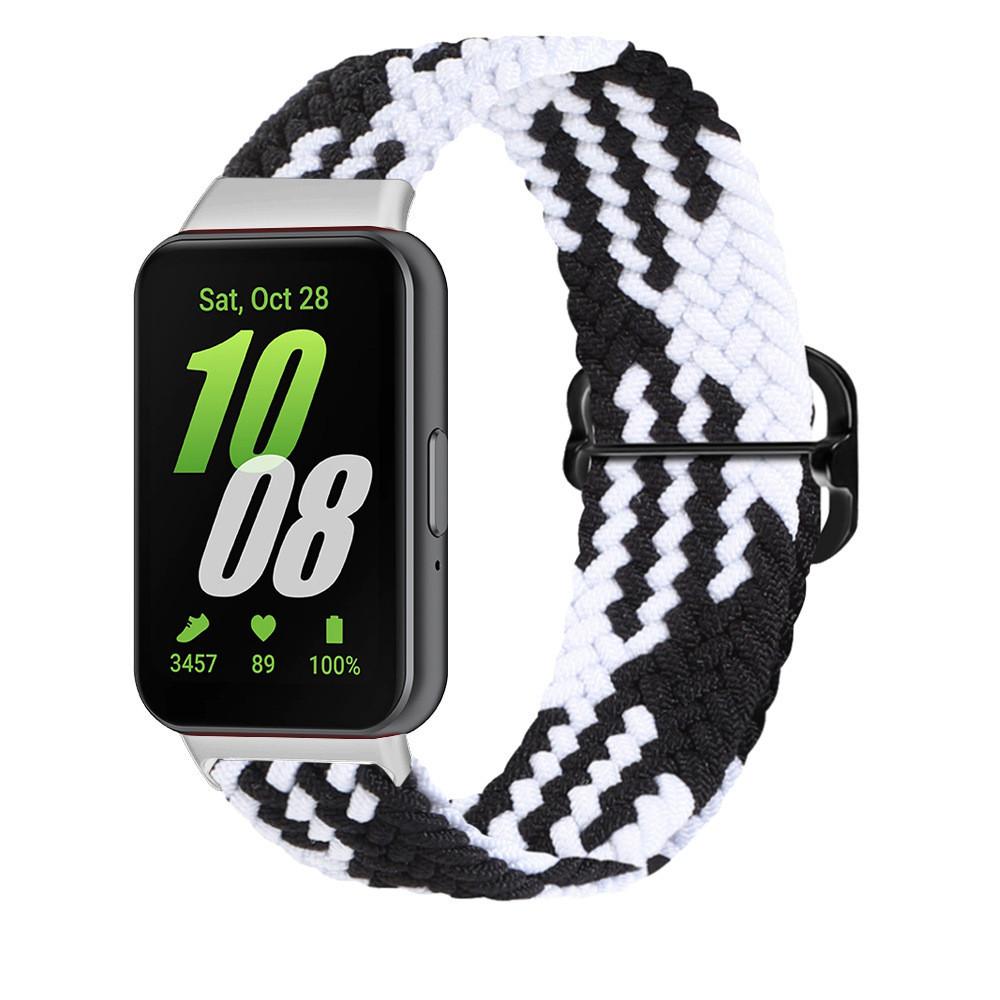 Verstellbares Nylonarmband für Samsung Galaxy Fit 3, atmungsaktives Ersatzzubehör, elastisches Armband für Samsung Fit 3-Armband