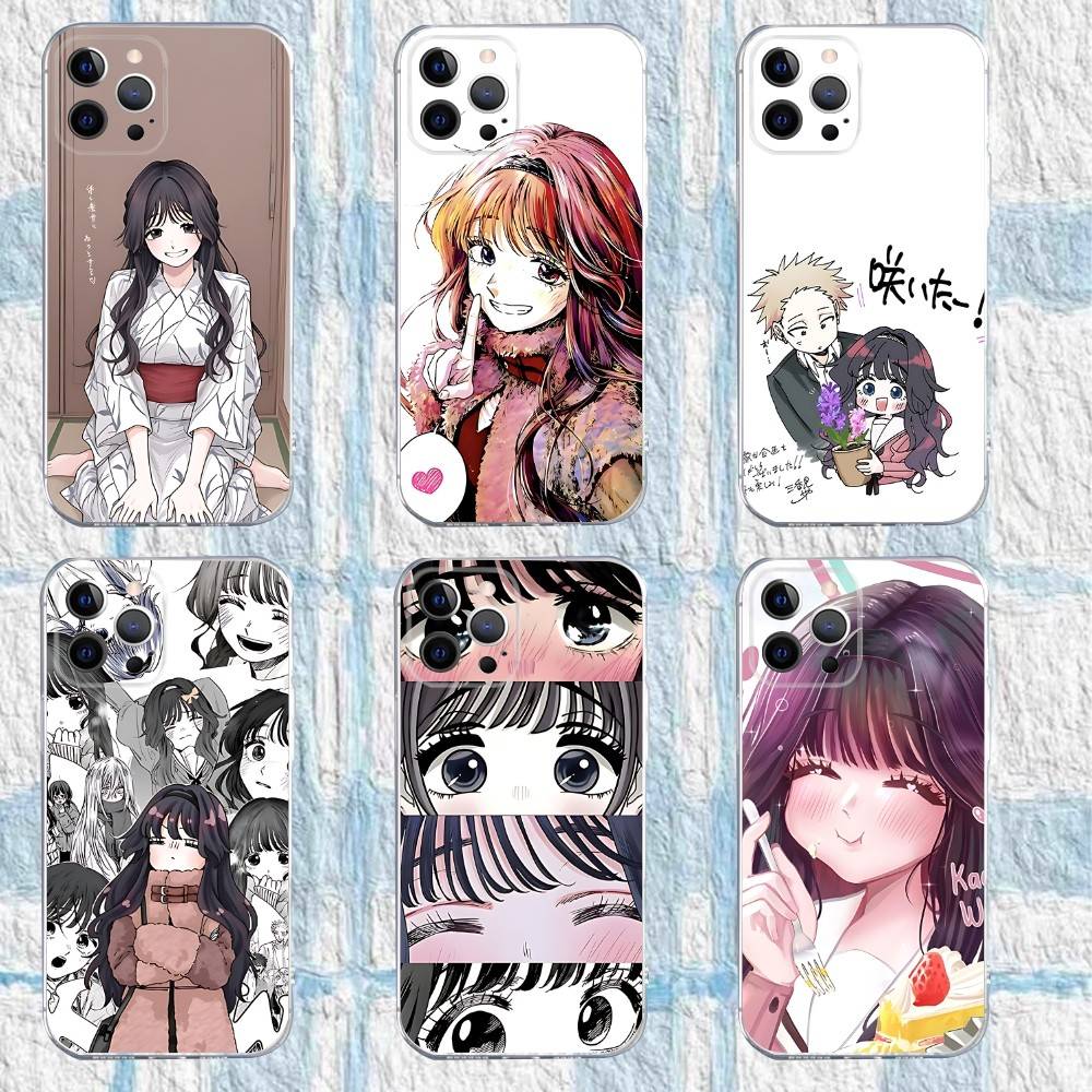 Kaoruko Anime Waguri Phone Case For iPhone 17,16,15,14,13,12,11 Pro,Max,Plus,X,XS,XR,SE4,E Mini Transparent Soft Cover