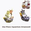 Beautiful Resin Pirate Ship Aquarium Ornament Gift Non-toxic Durable 6''*2''*5''