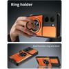 For Xiaomi Redmi A5 NFC (EU) (173.45mm) Magnetic Case Ring Holder Foldable Kickstand TPU PC Phone Cover with Camera Lens Slider