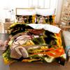 One Piece Anime Bedding Set Juvenile Monkey D.Luffy Odyssey Duvet Cover Set Design Bedding Set King Size Bed Comforters