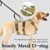 Waterproof Nylon Dog Harness Escape Proof Dog Harnesses Reflective Pet Vest With Handle Durable Adjustable for Medium Large Dogs