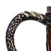 Hrnek na pivo Viking Dragon 450ml Nerezový hrnek z pryskyřice Ručně malovaný středověký hrnek na pivo Kávový čaj Dárek pro muže Fanoušci Viking Decor