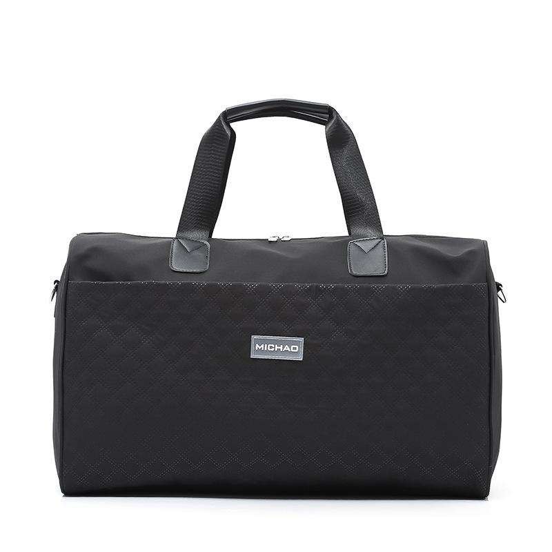 Modische und frische Hand-Reisetasche mit großem Fassungsvermögen und Kontrastfarbe, Nass-Trocken-Trennung, Sport-Fitness-Yoga-Tasche, kann an einem Trolley befestigt werden