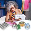 Bobbins For Embroidery Machine 25 Pieces Stainless Steel Universal Crafts Accessories Embroidery Thread Bobbins For Crocheting