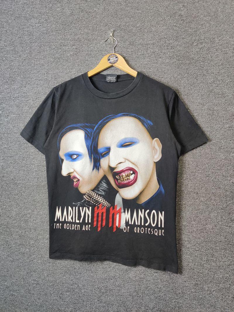 Rare Marilyn Manson Band The Golden Age of Grotesque Unisex Tshirt S5XL KH5107 XXXXL