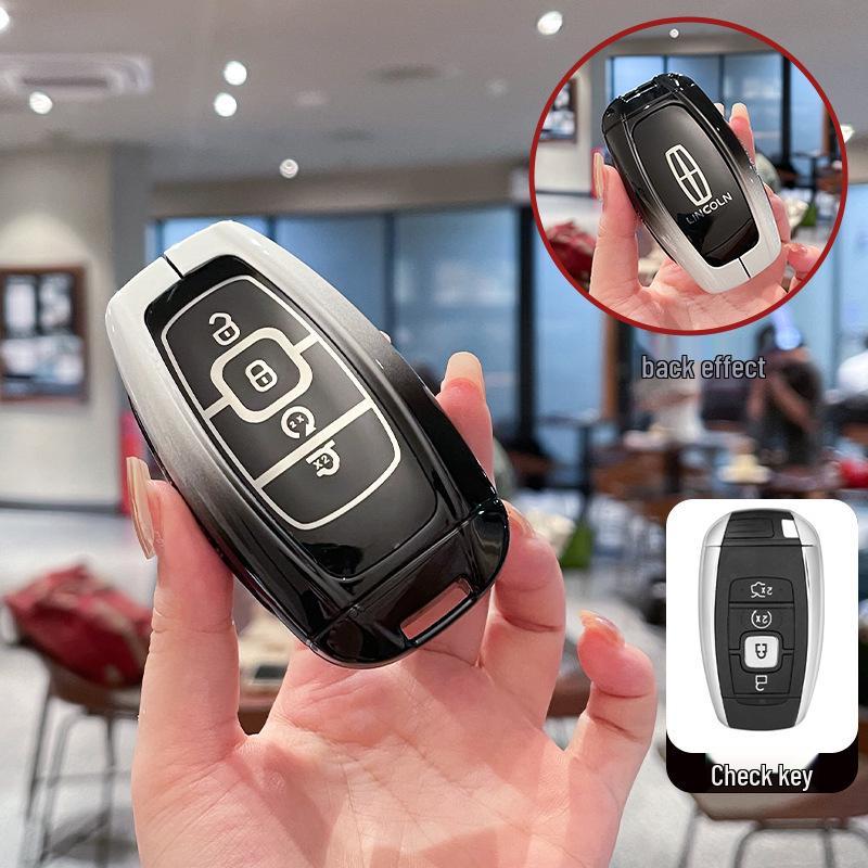 Lincoln Nautilus Key Case for 2025: Fits Adventurer, Aviator, Z, Continental, Navigator