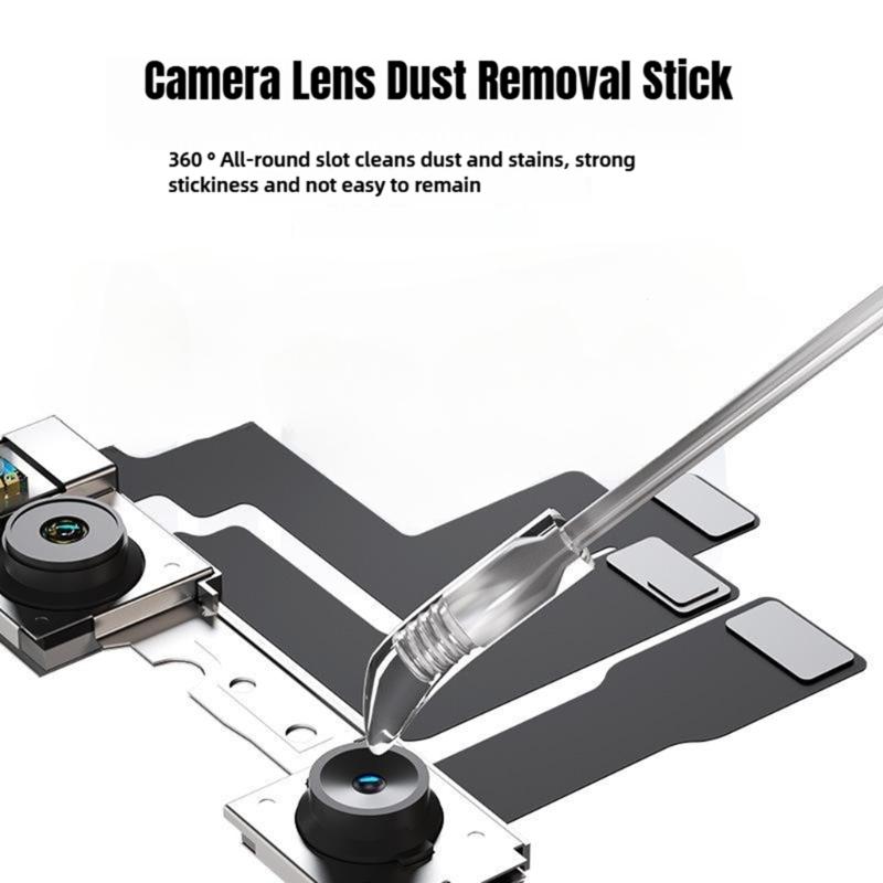 24pcs Lens Cleaning Tool Resin Stick Efficient Dust & Fingerprint Removal Simple Operate for Phone Camera Lens Screen