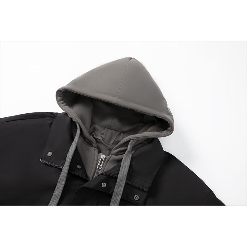 Herren-Kapuzenjacke im Zweiteiler-Look