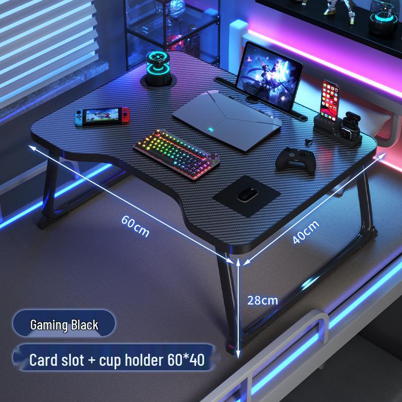 E-sports Carbon Fiber Bedside Study Table for Dorm/Bedroom