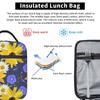 Sunflower Pattern Insulated Lunch Bag for Women Kids Portable Food Boxes Thermal Lunch Box Tote