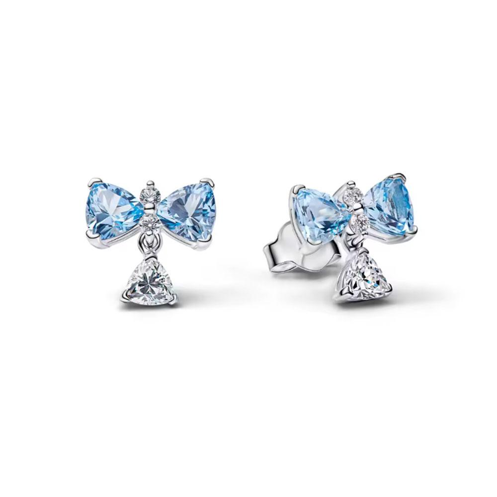 European New Butterfly Flower Heart Star Jewelry Set 925 Silver Earrings Ring Necklace for Women