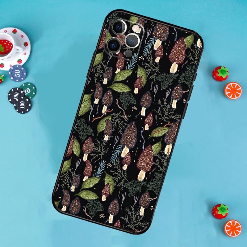

mushroom forest Phone Case For iPhone 17 Air 13 16 15 11 12 14 Pro Max 13 12 mini 15 16 Plus 16e Cover Funda iPhone 16Pro MAX