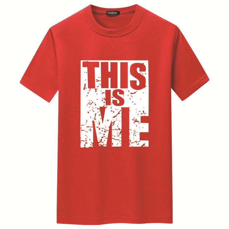 QICED Letní triko s krátkým rukávem Pánské triko Trend s výstřihem do O