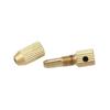 1Set Mini Drill Collet Chuck 2.0mm Shaft Hole Brass Motor Shaft Clamp Brass Chucks Adapter For Power Tool Accessory Tool Set