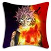 Classic Comics Anime Fairy Tail Pillow Covers Cartoon Sofa Decorative Home Double-Sided Printing Short Plush Cute Cushion Cover