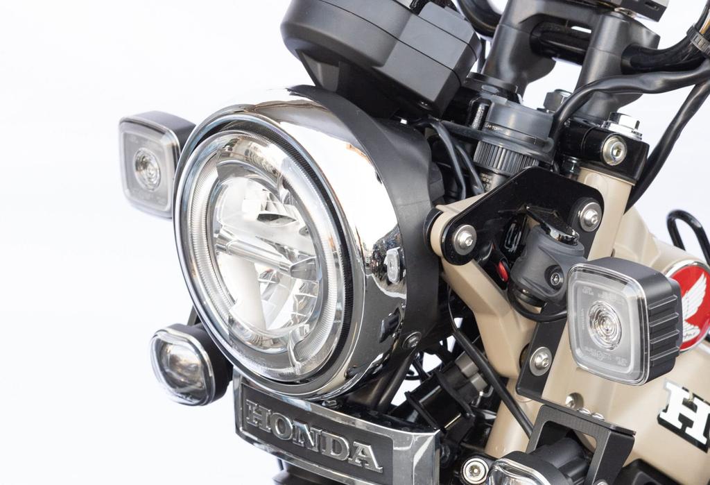 Kijima Hunter Cub CT125 (JA55/JA65) Motorcycle Parts Headlight Rim, Steel Plated Finish, 205-5133