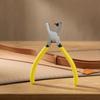 Handheld Steel Hole-Punch Ergonomic Hand Tool Versatile for Tag Making