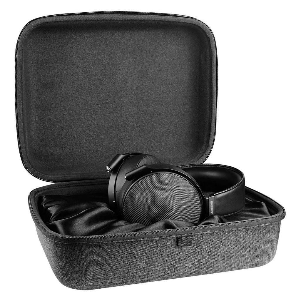 Geekria Shield Headphone Case, Compatible with Audio-Technica ATH-AWKT, Sony MDR-Z1R, and Denon AH-D9200, Hard Shell Case for Travel, Includes Storage