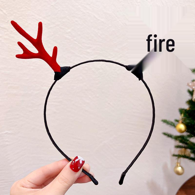 

Children s Christmas Headband & Hair Clips Set - Cute Antler & Holiday Accessories for Girls