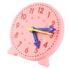 Clock Teaching Aid Learning Model Toy Students Kids Cognitive Time Tool 3 Pointer Linkage 24 Hour