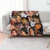 Patrick Swayze Photo Collage Throw Blanket All Season Lightweight Soft Blanket for Bed