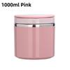 2025 Stainless Lunch Box 1000ml Vacuum-Insulated Leakproof Bento for Student Office Soup Rice Multi-Purpose Storage