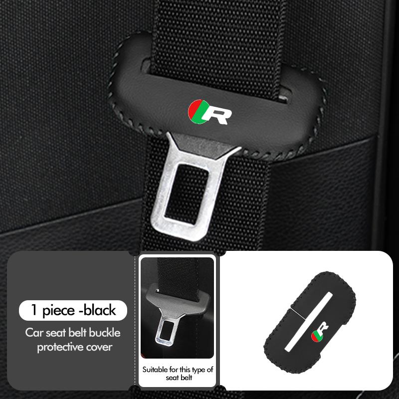 

For Jaguar Car Seat Belt Buckle Clip Protector Anti-Scratch Seatbelt Plug Cover S-Type F-Type X-Type F-Pace I-Pace E-Pace XJR XE