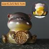 Creative Resin Color-changing Tea Pet Cute Rabbit Model Ornaments  Tea Figurine Animal Decoration Tea Set Decors Accessories
