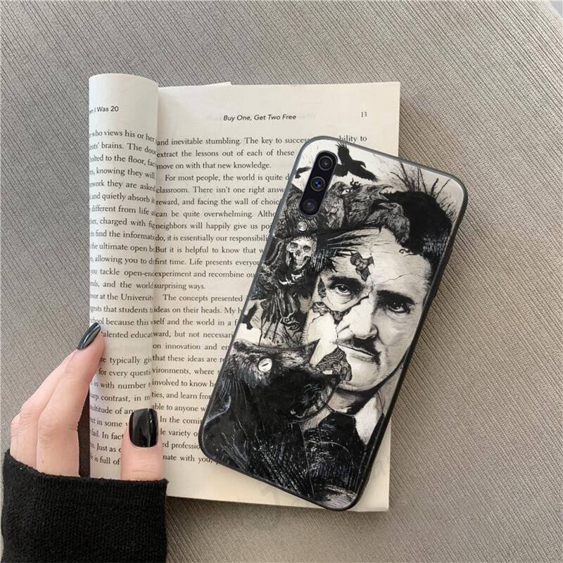 EDGAR ALLAN POE romanopisec Pouzdro na telefon Pro Samsung galaxy A S note 10 7 8 9 20 30 31 40 50 51 70 71 21 s ultra plus